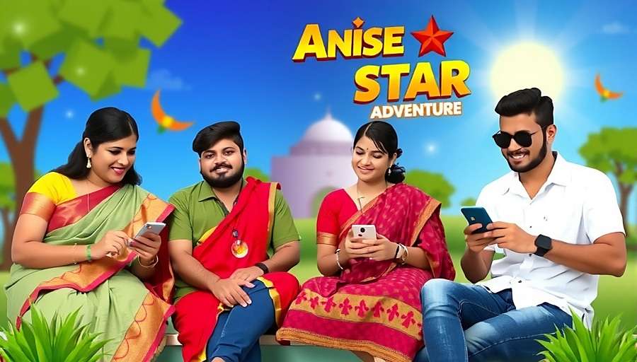 Anise Star Adventure Multiplayer Experience Group of Indian friends playing Anise Star Adventure together on mobile devices, showing multiplayer gameplay features